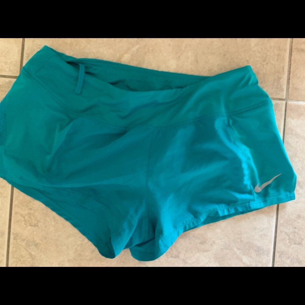 Nike running shorts.